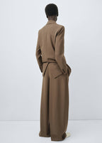 Pantalon De Costume Droit À Pinces