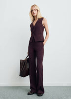Pantaloni Flare a Vita Normale