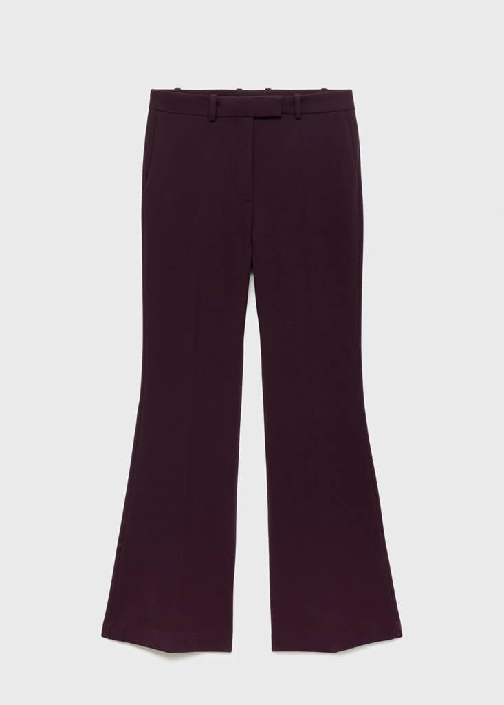 Pantaloni Flare a Vita Normale
