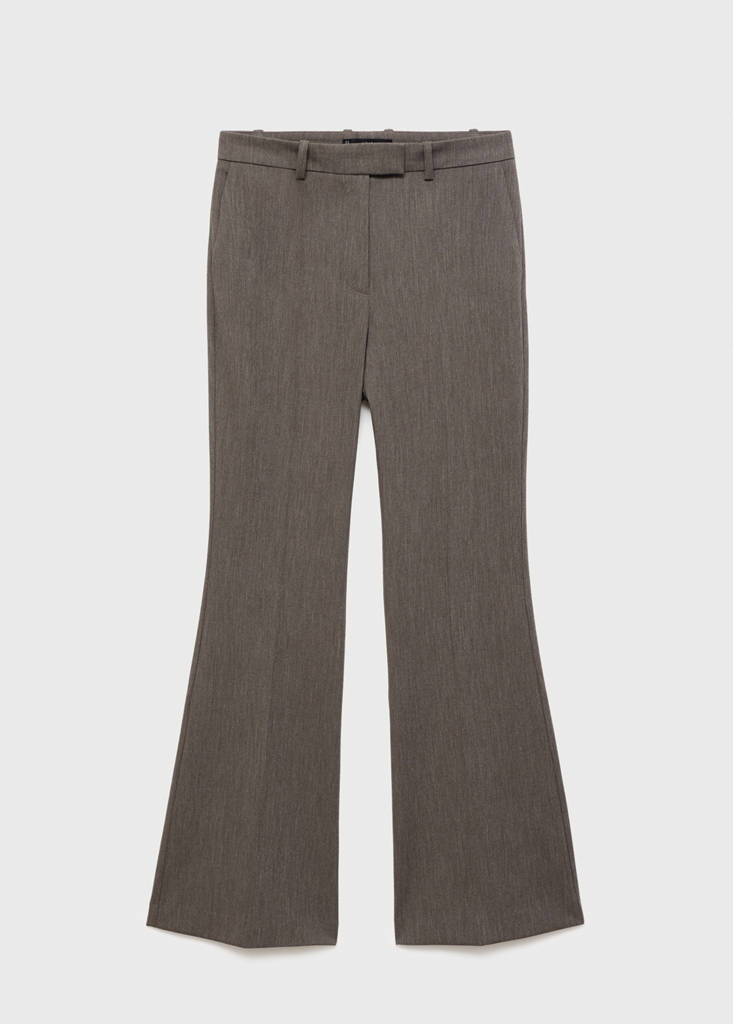 Pantaloni Flare a Vita Normale