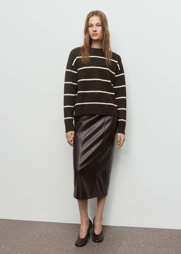 Pull-Over En Maille À Rayures