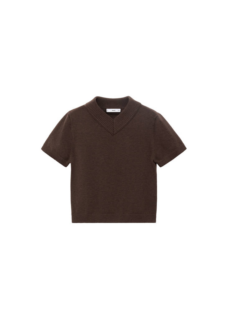 Pull-Over Maille Col En V