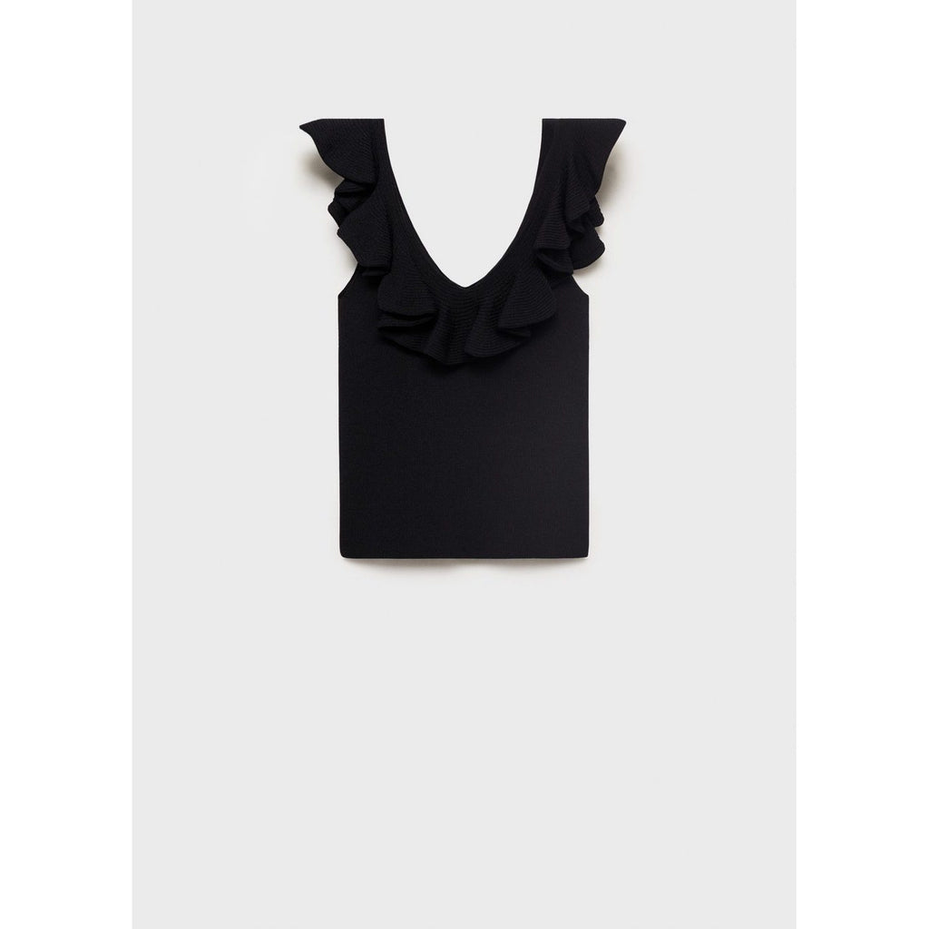 Top Maille Volants