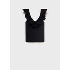 Top Maille Volants