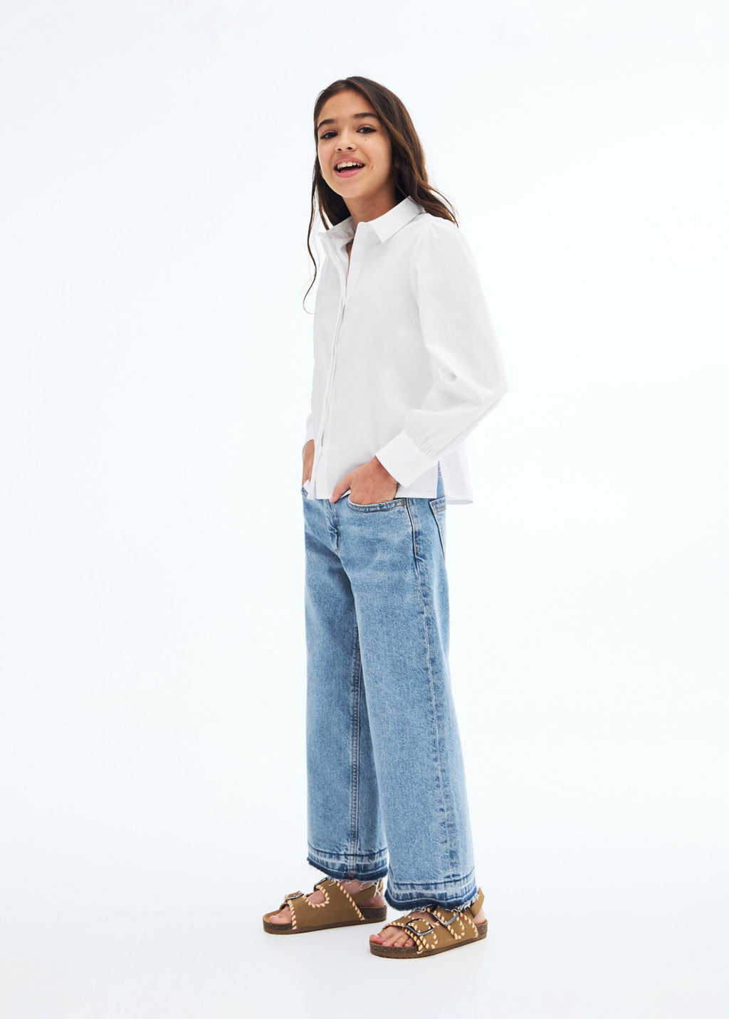 Chemise Cora Blanc - Fille
