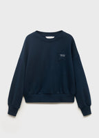 Sweat Patch Bleu Marine - Fille