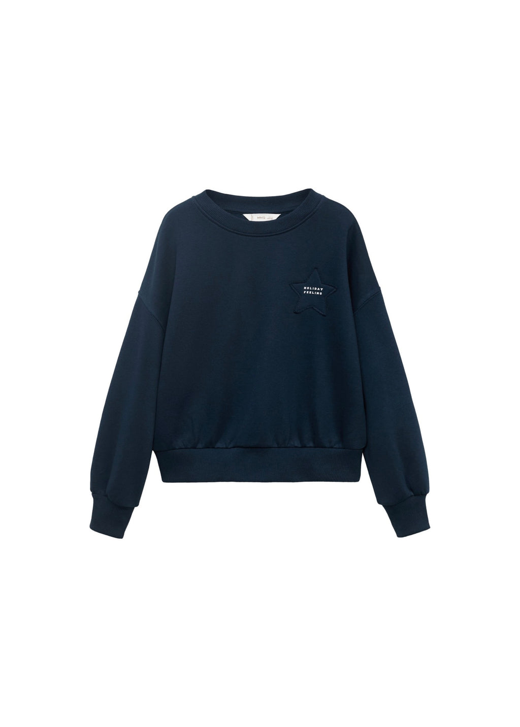 Sweat Patch Bleu Marine - Fille