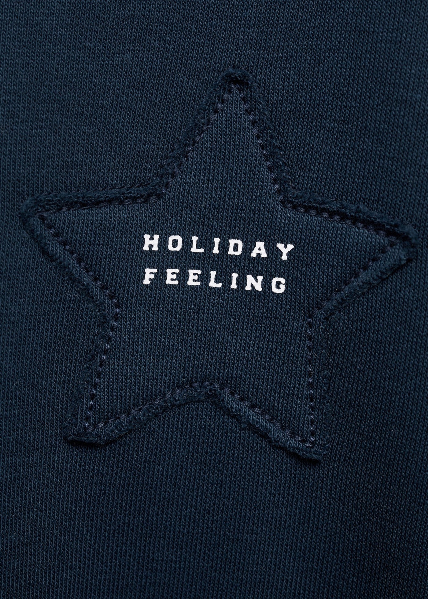 Sweat Patch Bleu Marine - Fille