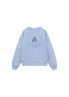 Sweat Paris Bleu Ciel - Fille