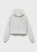 Sweat Fun Gris Clair Chiné - Fille