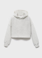 Sweat Fun Gris Clair Chiné - Fille