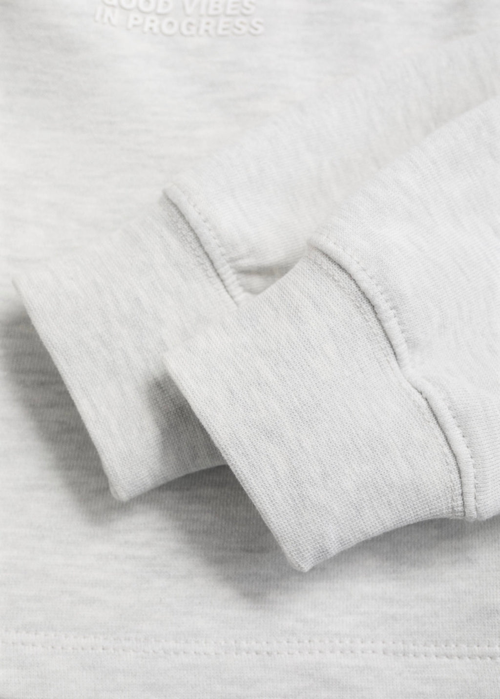 Sweat Fun Gris Clair Chiné - Fille