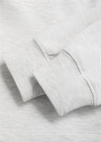 Sweat Fun Gris Clair Chiné - Fille