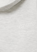 Sweat Fun Gris Clair Chiné - Fille
