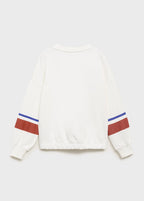 Sweat Cutie Blanc Cassé - Fille