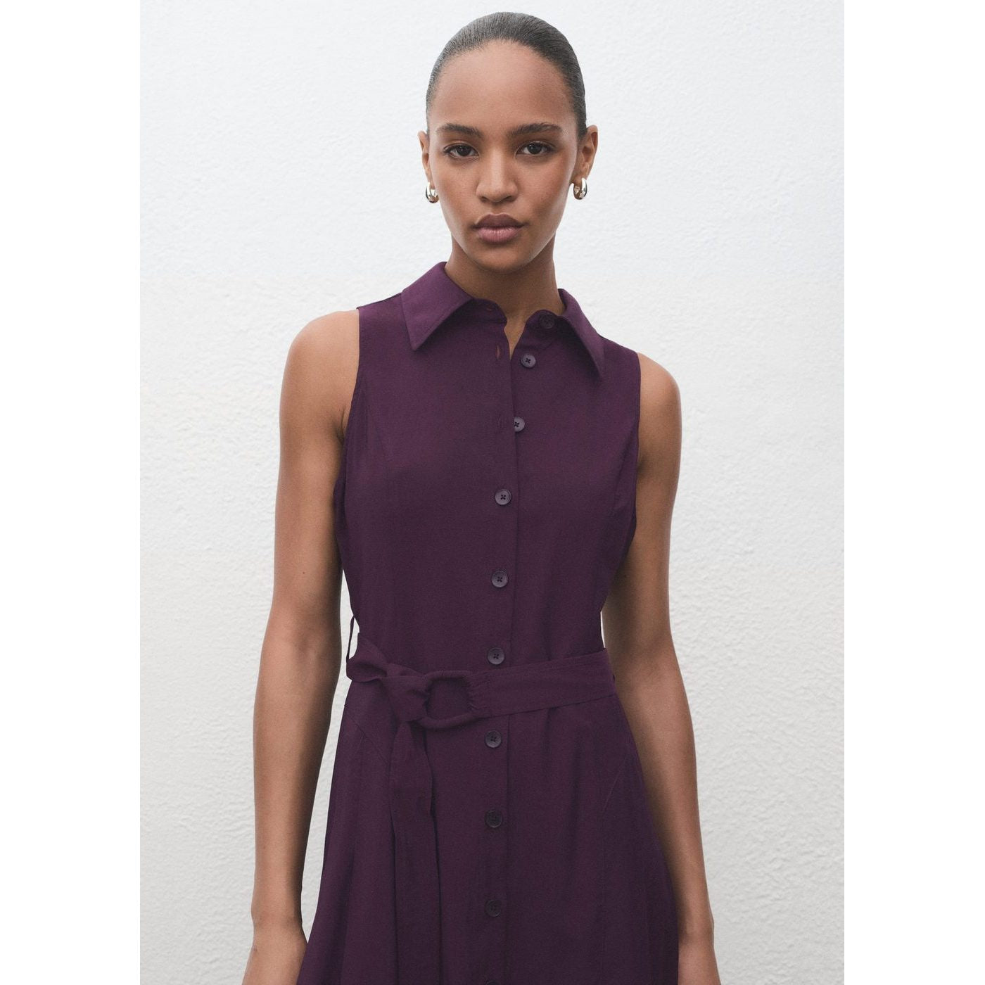 Exposición de vestido - Púrpura
