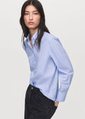 Chemise Droite Mélange Coton Et Lyocell