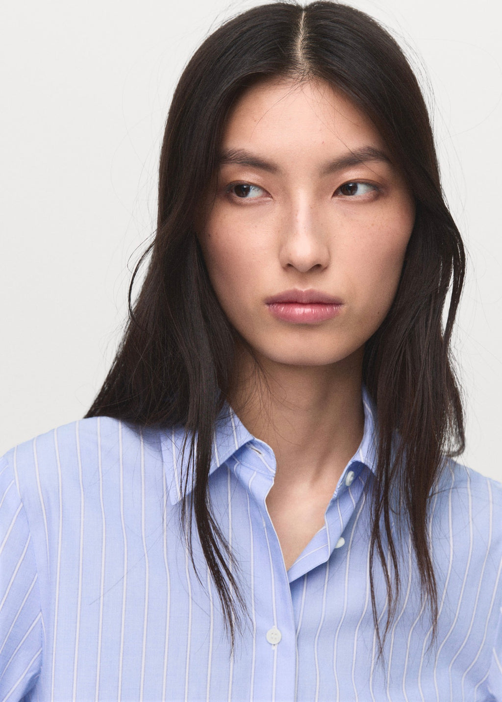 Chemise Droite Mélange Coton Et Lyocell