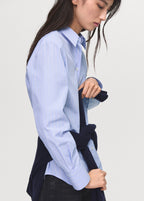 Chemise Droite Mélange Coton Et Lyocell