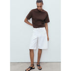 T-Shirt Coton Manches Courtes