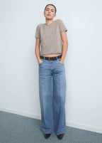 Jeans ampi a vita alta