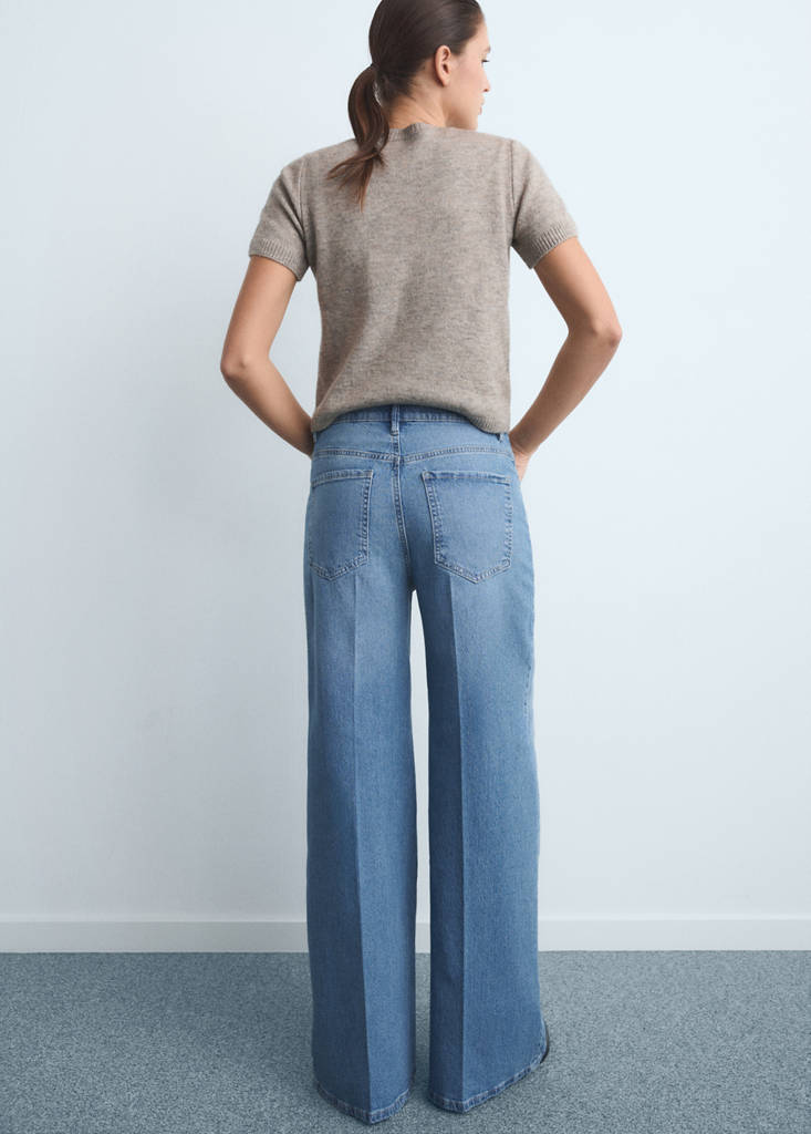 Jeans ampi a vita alta