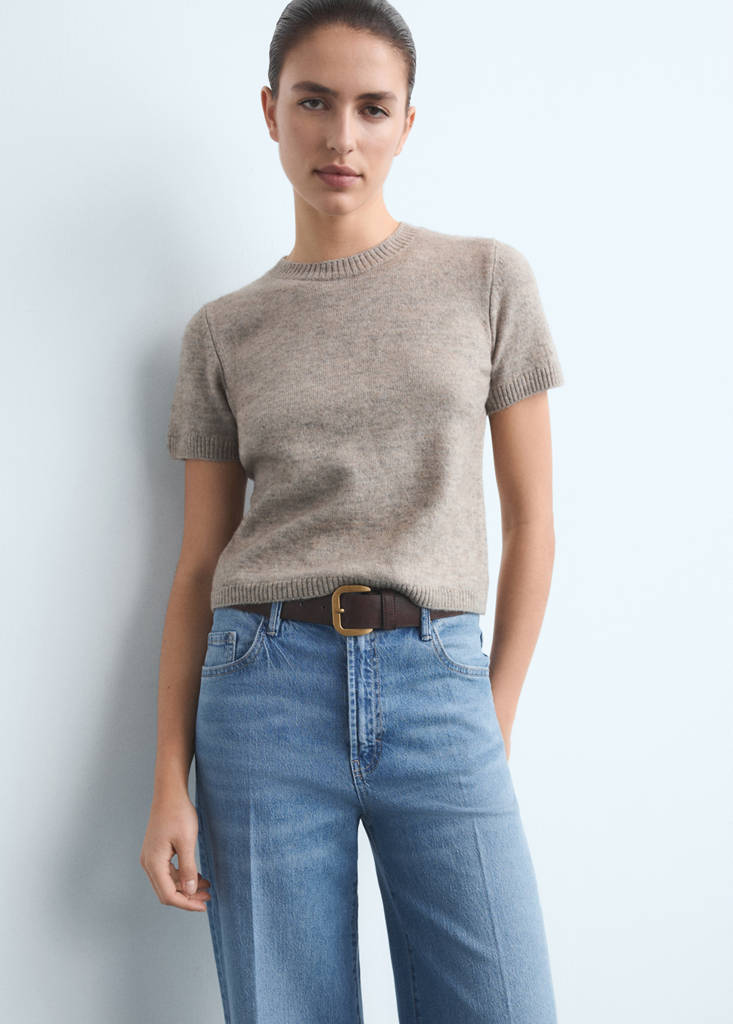 Jeans ampi a vita alta