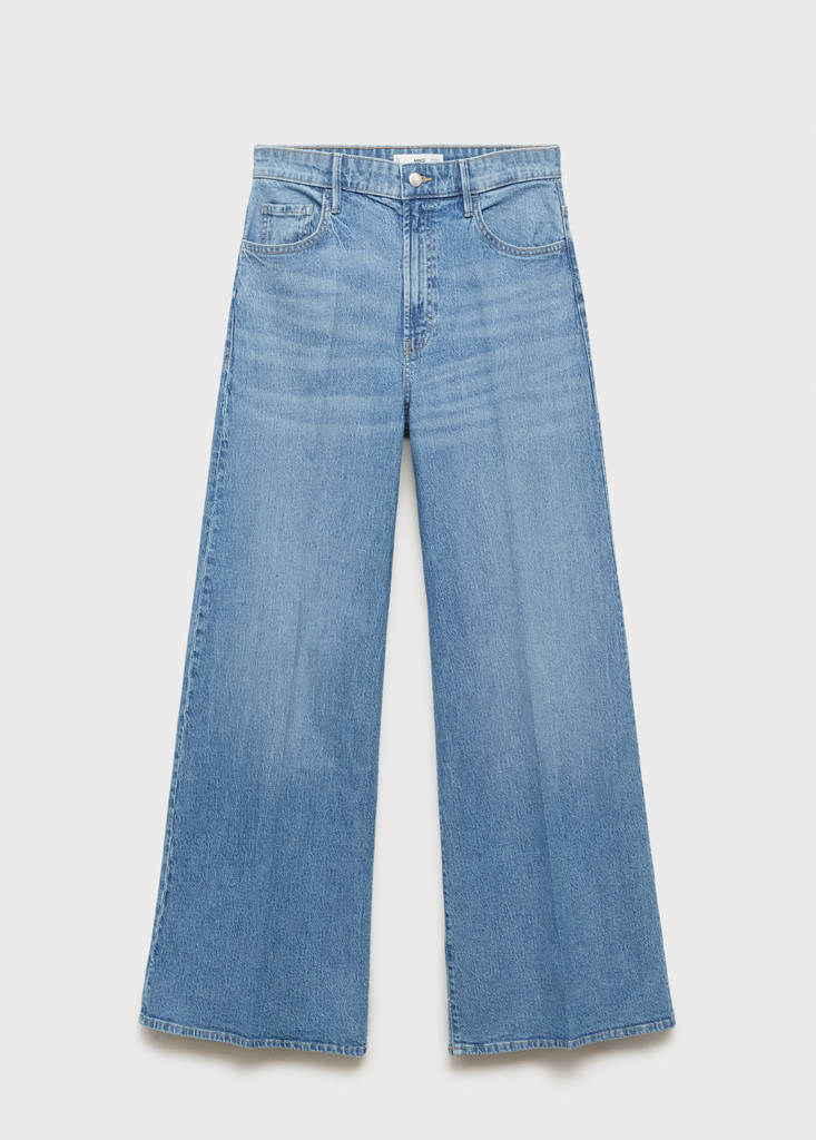 Jeans ampi a vita alta