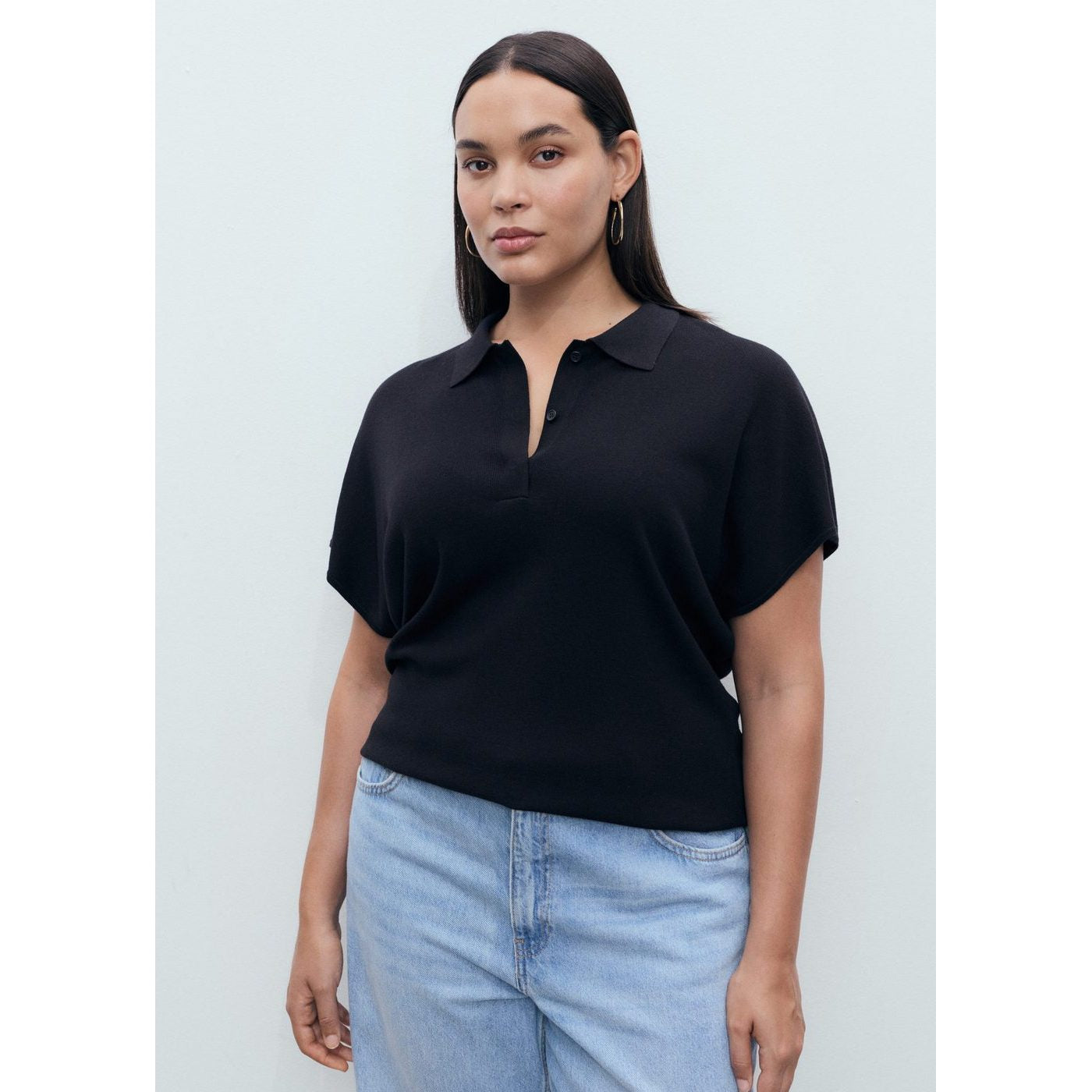 Pull-Over Col Polo Manches Courtes
