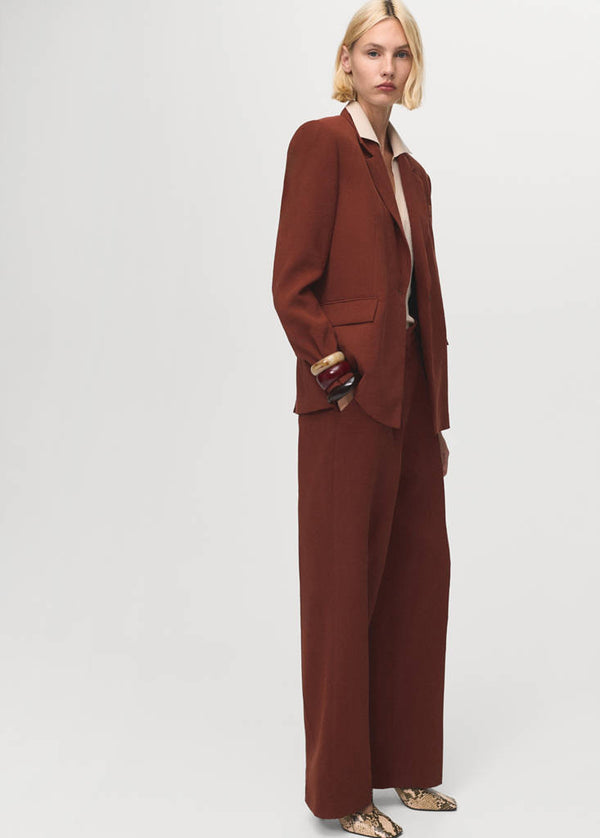 Straight-Leg Modal Trousers