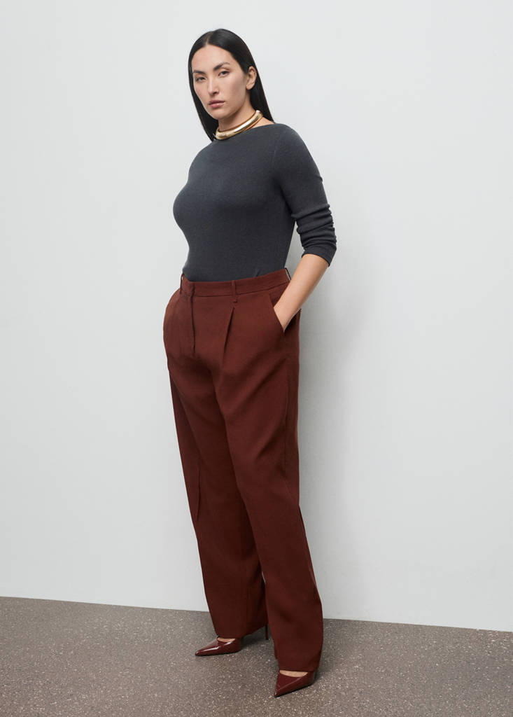 Pantalón Recto de Modal