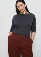 Pantalón Recto de Modal