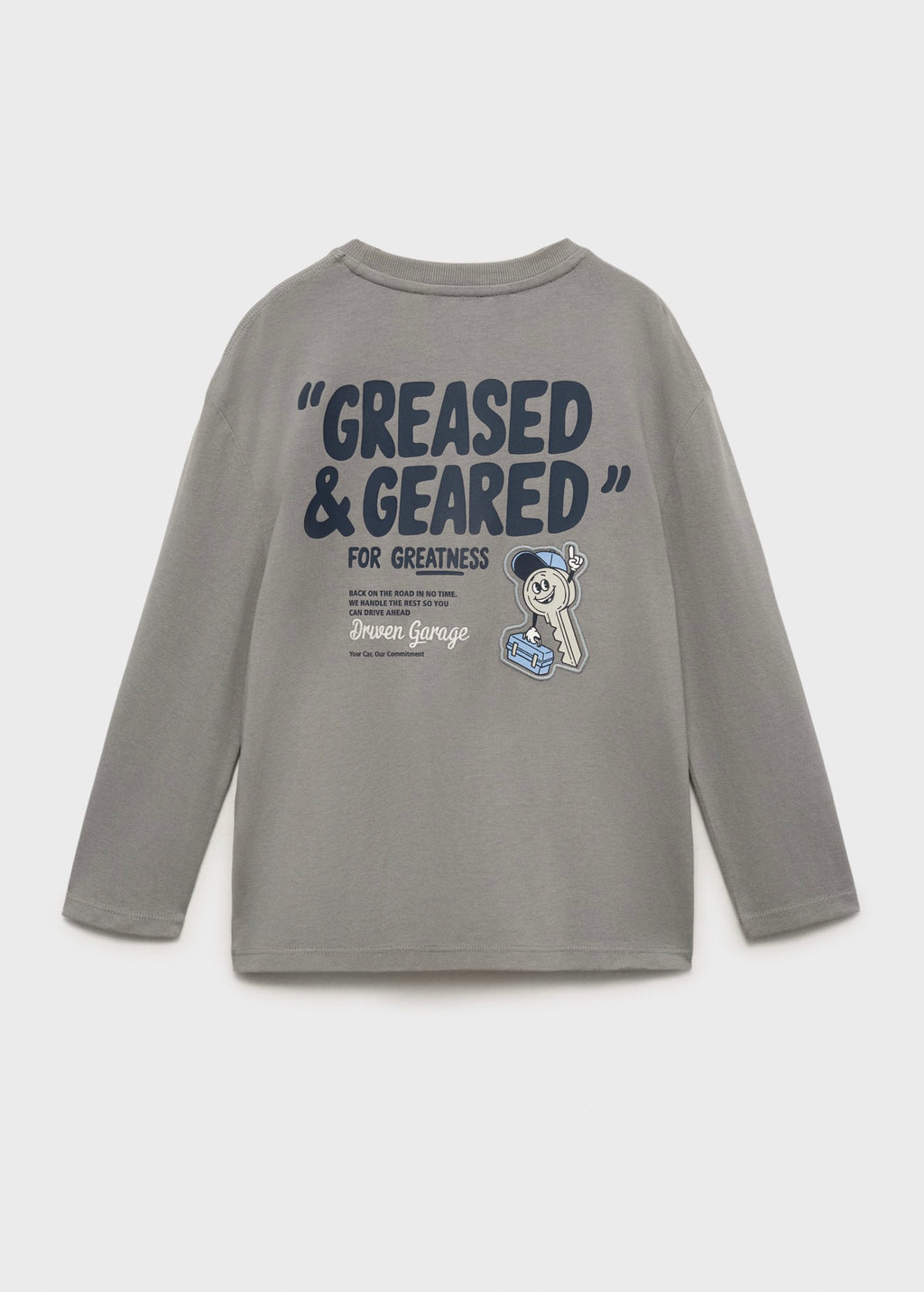 Camiseta Greased Gris - Niño