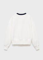 Sweat Weekend Blanc Cassé - Fille