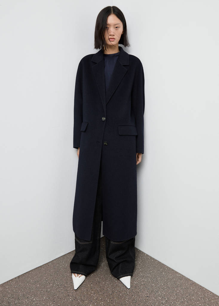 Cappotto lungo in lana