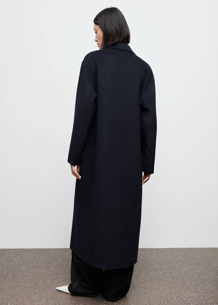 Cappotto lungo in lana