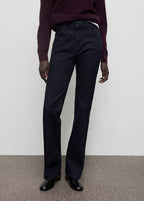 Regular-Rise Flare Jeans Rinse Wash