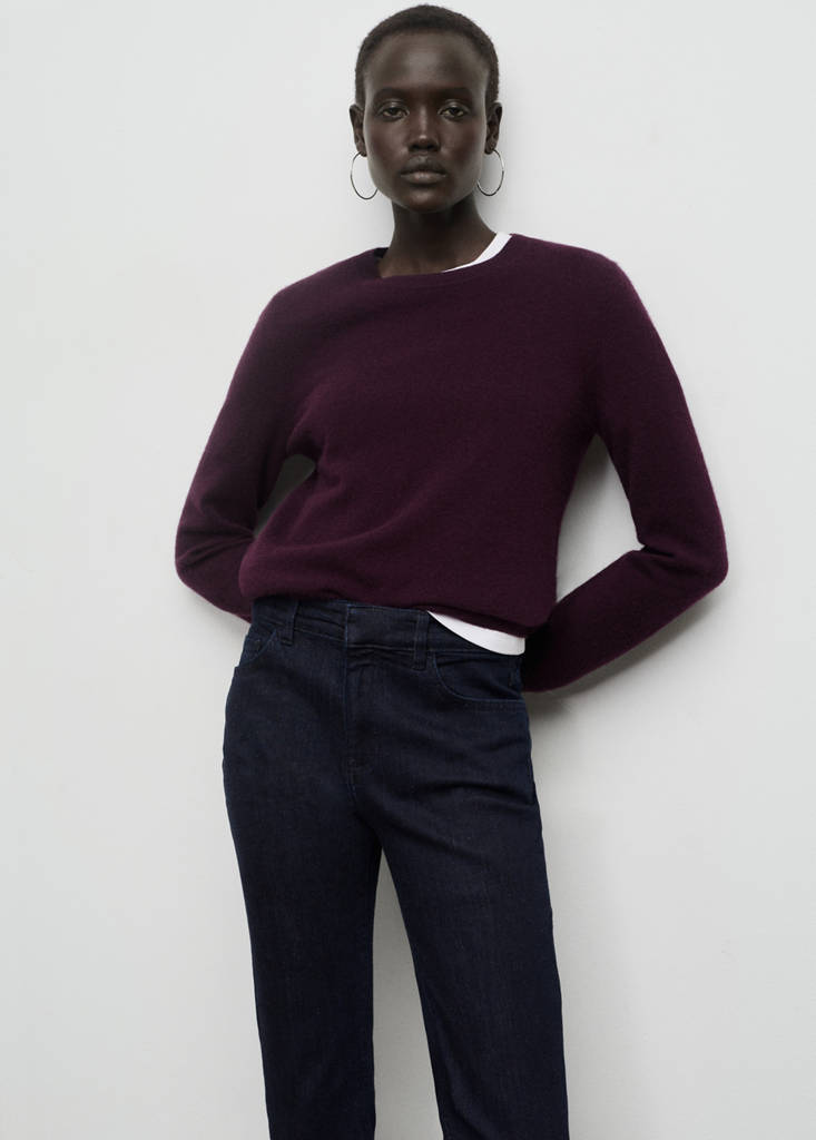 Regular-Rise Flare Jeans Rinse Wash