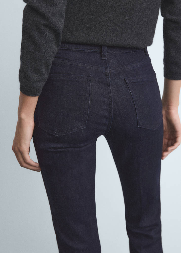 Regular-Rise Flare Jeans Rinse Wash