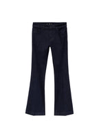 Regular-Rise Flare Jeans Rinse Wash