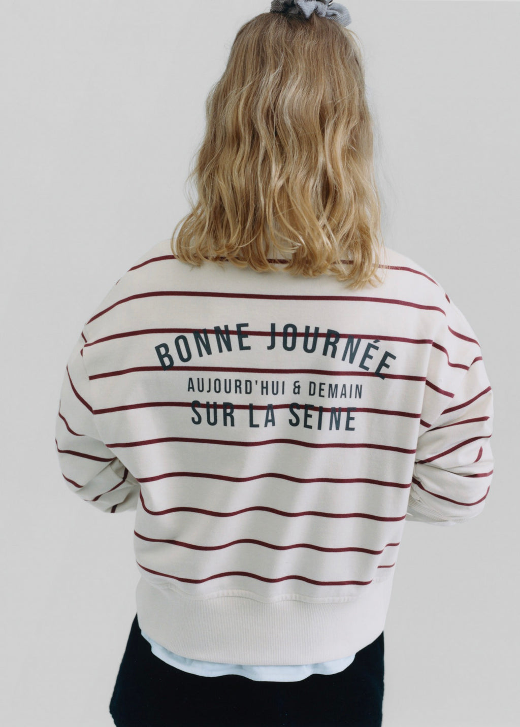 Sweat Bonne Blanc Cassé - Fille