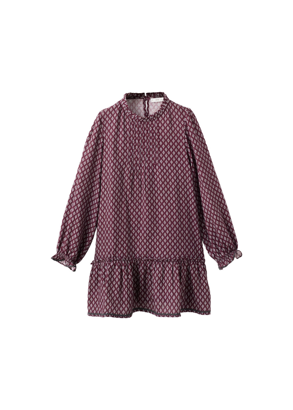 Carmela Burgundy Dress - Girl