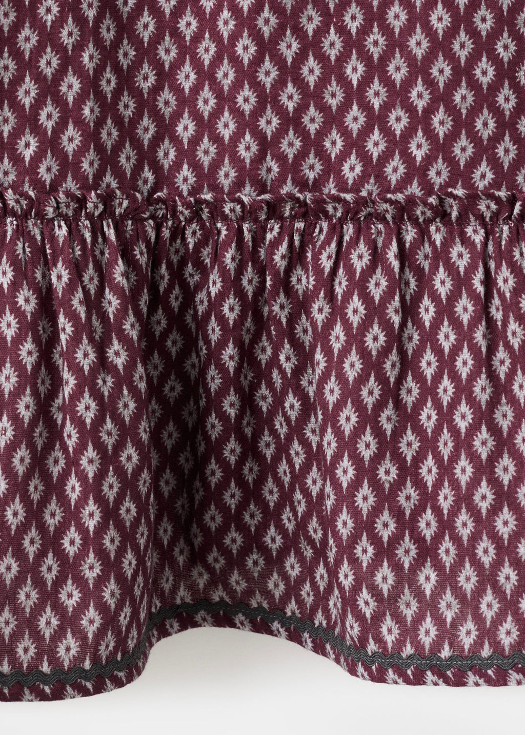 Carmela Burgundy Dress - Girl