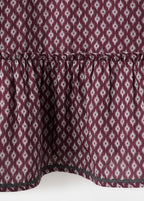 Carmela Burgundy Dress - Girl