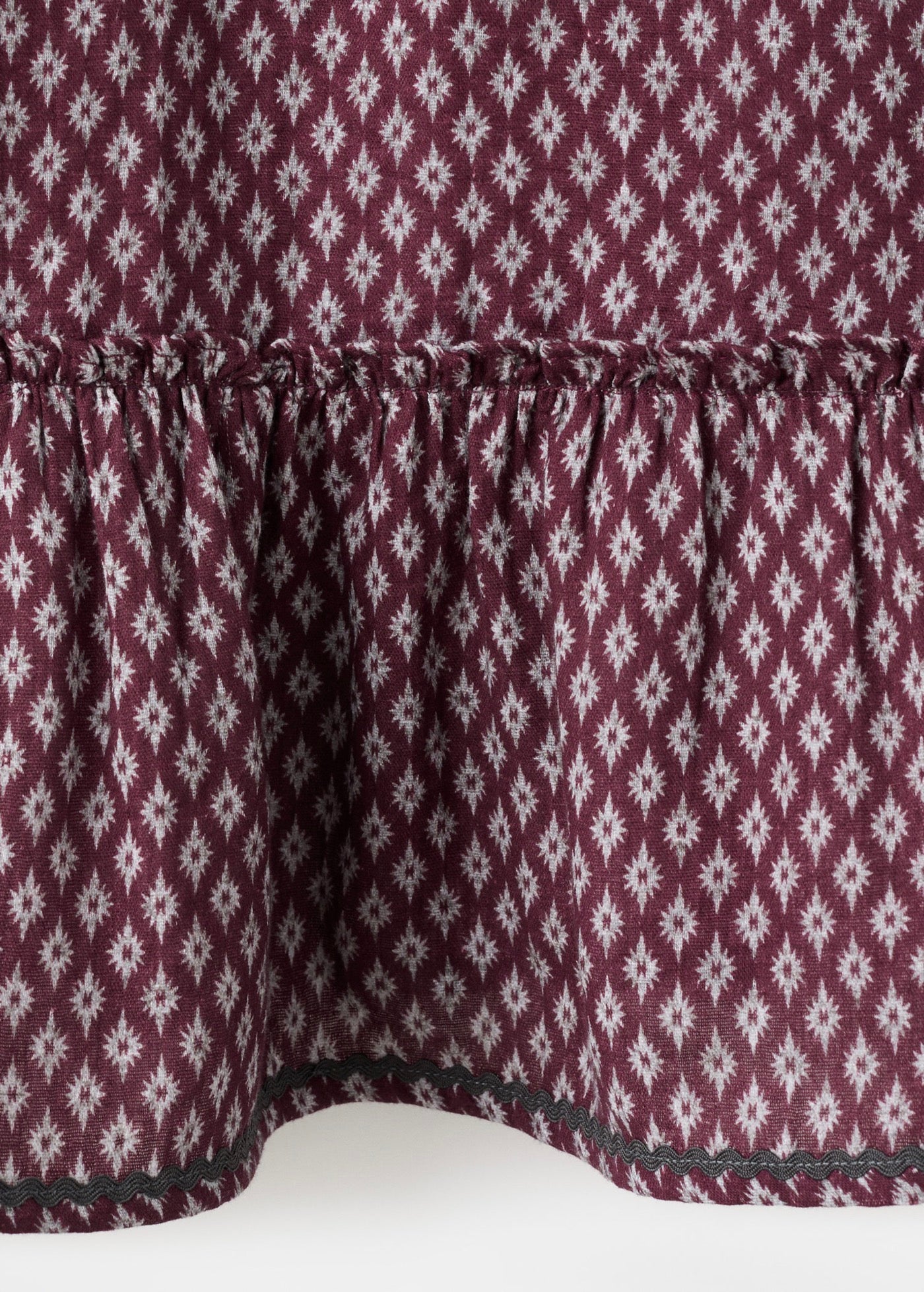 Carmela Burgundy Dress - Girl