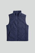 Verve Sleeveless Gilet - Navy Blue