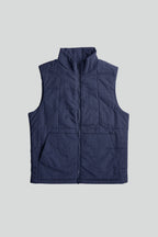 Verve Sleeveless Gilet - Navy Blue