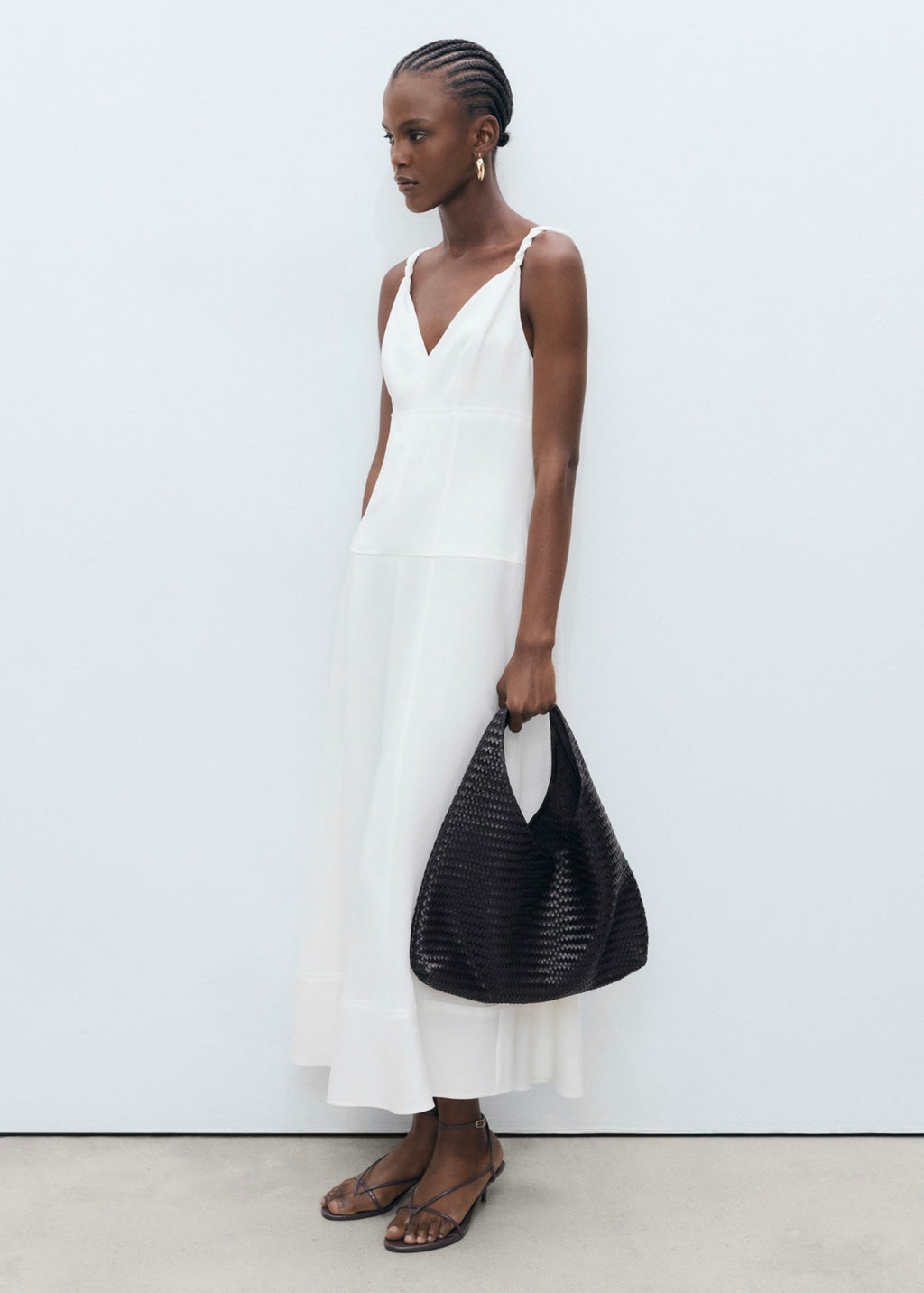 Robe Longue Col V