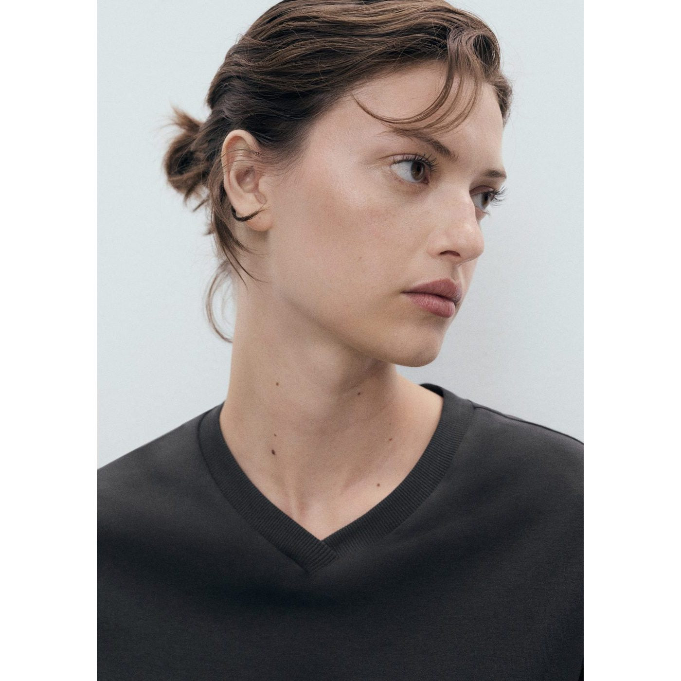 T-Shirt Coton Col En V