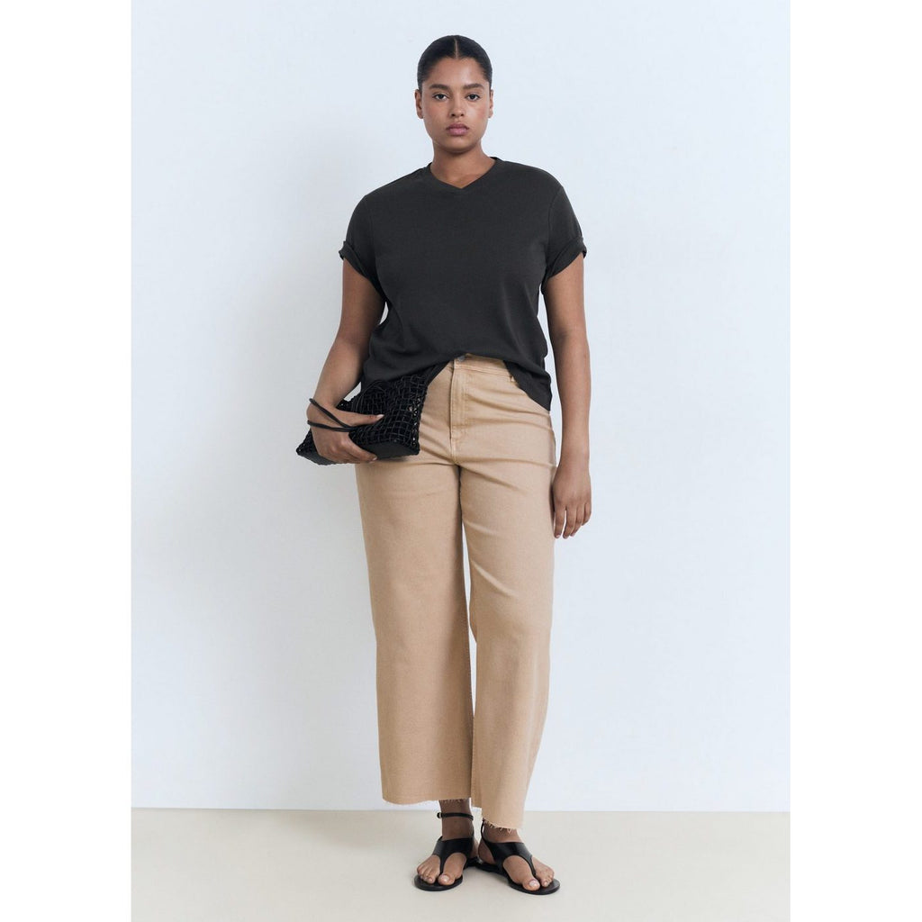 T-Shirt Coton Col En V